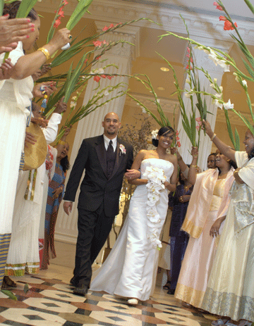 eritrean-african american wedding