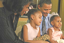 obama and family