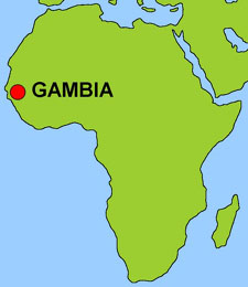 gambia map