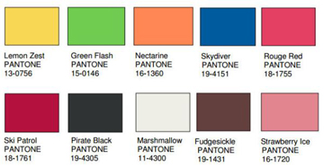 pantone essentricities