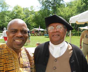 wayne young with benjamin banneker