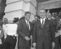 president kennedy and johnson
