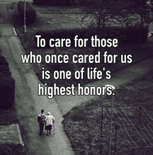 caring for the old