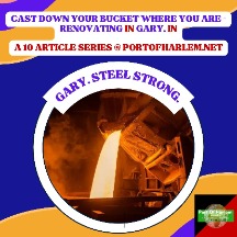Gary. Steel Strong. meme with steel ladle
