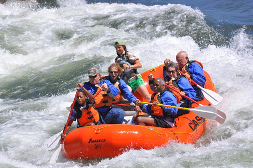 white water rafting